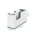 Portarrollo sobremesa leitz wow dual plastico para cintas 33 mt color blanco violeta