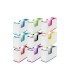 Portarrollo sobremesa leitz wow dual plastico para cintas 33 mt color blanco violeta