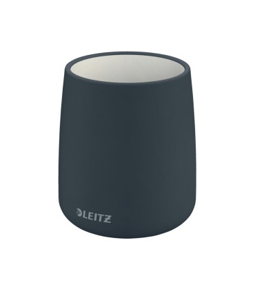 Cubilete portalapices leitz cosy plastico color gris