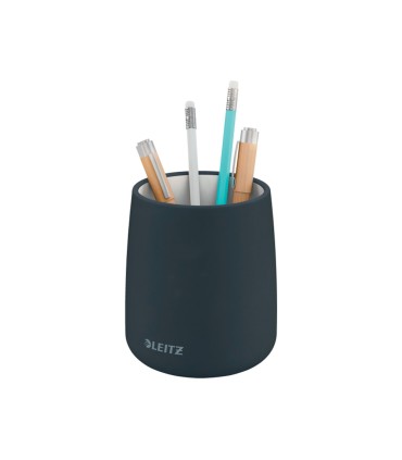 Cubilete portalapices leitz cosy plastico color gris