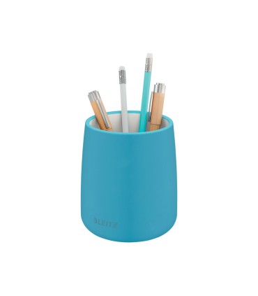 Cubilete portalapices leitz cosy plastico color azul