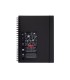 Cuaderno espiral para dibujo derwent din a4 papel negro 40 hojas 200 gr m2