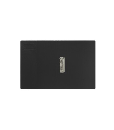 Carpeta esselte miniclips con tapa plastico tarjetero y bolsa interior din a4 color negro