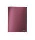 Carpeta leitz escaparate style 40 fundas polipropileno tapa rigida din a4 color rojo granate