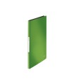 Carpeta leitz escaparate solid 20 fundas polipropileno tapa rigida din a4 color verde