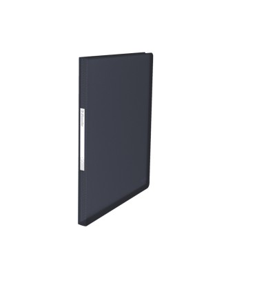 Carpeta esselte escaparate vivida 80 fundas polipropileno tapa flexible din a4 color negro