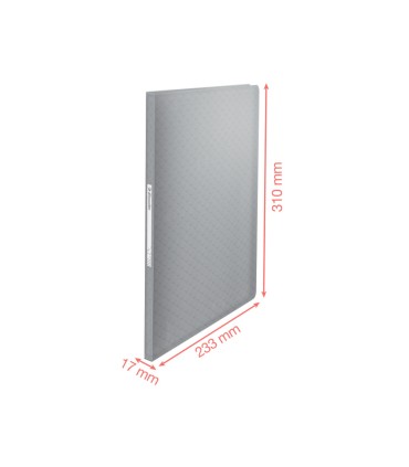 Carpeta esselte escaparate colour breeze 40 fundas polipropileno tapa flexible din a4 colores surtidos
