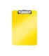 Carpeta leitz wow plastico rigido din a4 con pinza superior color amarillo