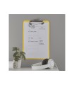 Carpeta leitz wow plastico rigido din a4 con pinza superior color amarillo