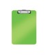 Carpeta leitz wow plastico rigido din a4 con pinza superior color verde
