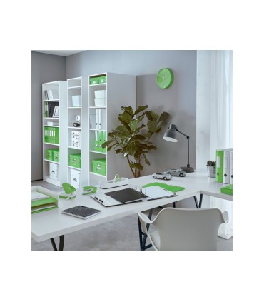 Carpeta leitz wow plastico rigido din a4 con pinza superior color verde