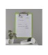 Carpeta leitz wow plastico rigido din a4 con pinza superior color verde