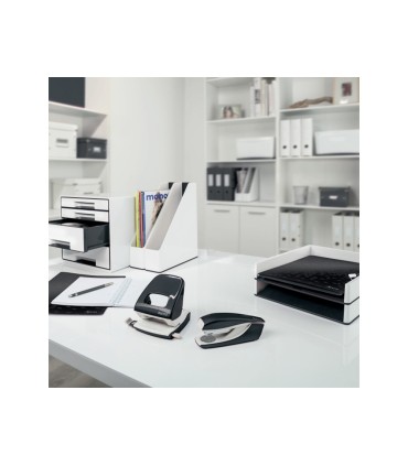 Carpeta leitz wow plastico rigido din a4 con pinza superior color negro