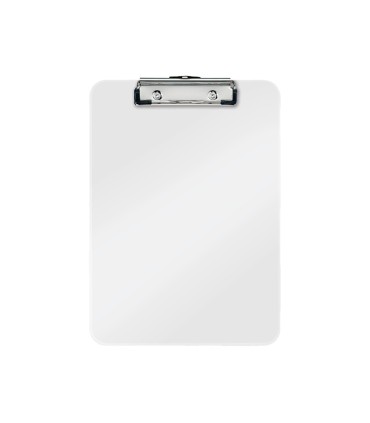 Carpeta leitz wow plastico rigido din a4 con pinza superior color blanco