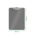 Carpeta leitz wow plastico rigido din a4 con pinza superior color blanco
