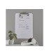 Carpeta leitz wow plastico rigido din a4 con pinza superior color blanco