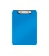 Carpeta leitz wow plastico rigido din a4 con pinza superior color azul