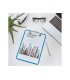 Carpeta leitz wow plastico rigido din a4 con pinza superior color azul