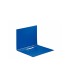 Carpeta esselte 2 anillas 25 mm folio plastico forrado color azul