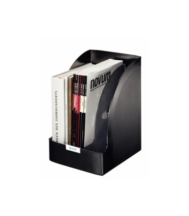 Revistero leitz exclusive plus jumbo poliestireno color negro 213x321x250 mm