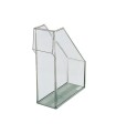 Revistero leitz exclusive plastico lomo 90 mm cristal