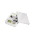 Caja de almacenamiento leitz clickstore mediana color blanco 280x100x370 mm
