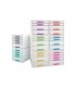 Fichero cajones de sobremesa leitz wow desk cube 1 cajon grande y 4 pequenos color blanco gris