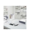 Fichero cajones de sobremesa leitz wow desk cube 2 cajones grandes y 2 pequeños color blanco/gris