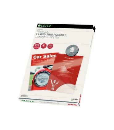 Bolsa de plastificar leitz din a3 175 mc caja de 100 unidades