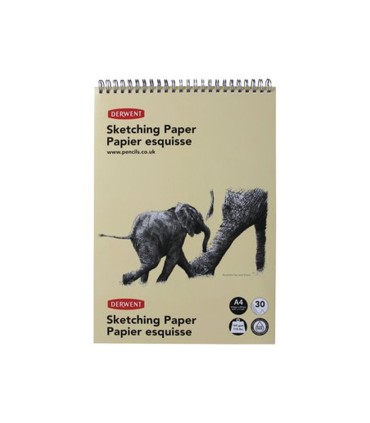Bloc de dibujo esbozo derwent din a4 30 hojas 165g m2