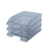 Bandeja sobremesa plastico leitz plus standard color cristal 255x357x70 mm