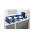 Bandeja sobremesa leitz plus slim transparente 255x35x357 mm