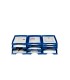 Bandeja sobremesa leitz plus slim transparente 255x35x357 mm