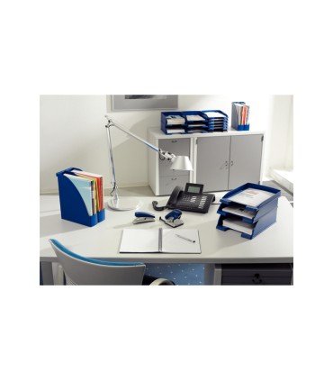 Bandeja sobremesa leitz plus slim transparente 255x35x357 mm