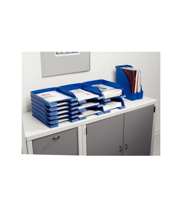 Bandeja sobremesa leitz plus jumbo gran capacidad color gris 255x103x357 mm