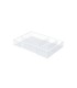 Bandeja organizadora leitz wow para bucs de cajones color transparente 245x165x33 mm