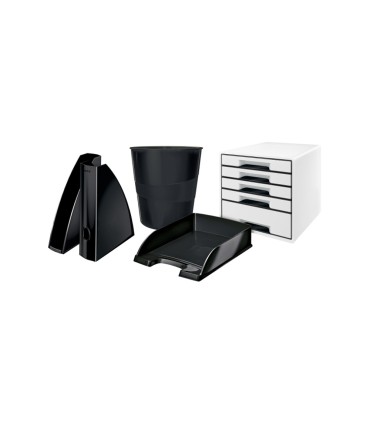 Bandeja sobremesa plastico leitz wow color negro 255x357x70 mm