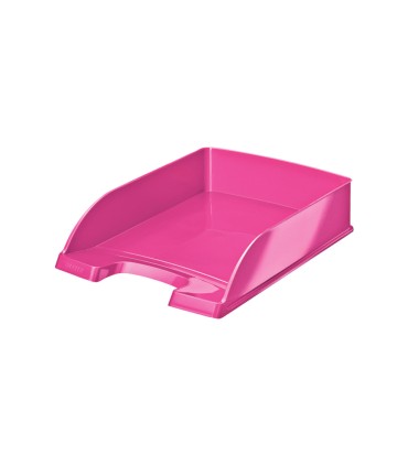 Bandeja sobremesa plastico leitz wow color fucsia 255x357x70 mm