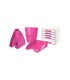 Bandeja sobremesa plastico leitz wow color fucsia 255x357x70 mm