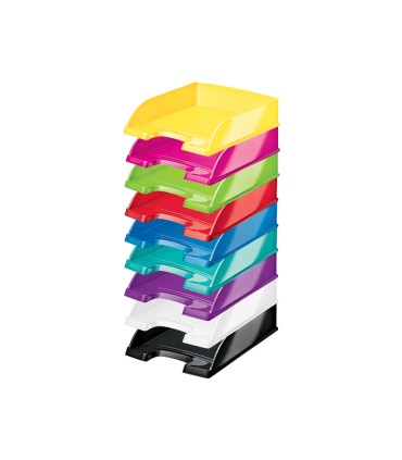 Bandeja sobremesa plastico leitz wow color azul 255x357x70 mm