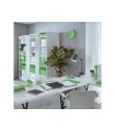 Bandeja sobremesa plastico leitz wow dual blanco/verde 267x49x336 mm
