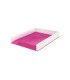 Bandeja sobremesa plastico leitz wow dual blanco fucsia 267x49x336 mm