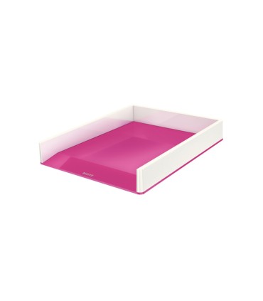 Bandeja sobremesa plastico leitz wow dual blanco fucsia 267x49x336 mm