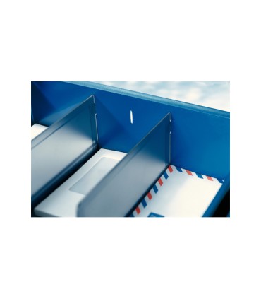 Bandeja sobremesa plastico leitz sorty din a3 jumbo color azul 490x125x385 mm