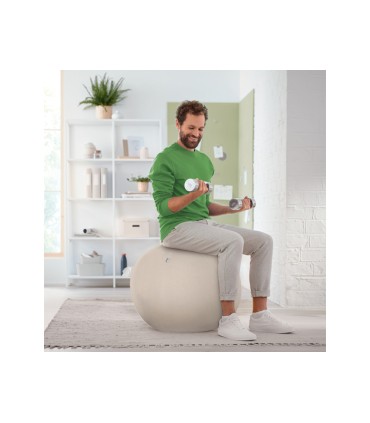 Balon de asiento leitz active 65 cm antideslizante color gris
