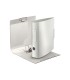 Archivador de palanca leitz active solid polyfoam 180 din a4 lomo 82 mm color blanco artico