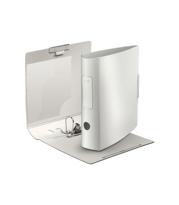 Archivador de palanca leitz active solid polyfoam 180 din a4 lomo 82 mm color blanco artico