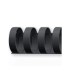 Canutillo gbc plastico 25 mm color negro caja de 50 unidades