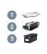 Caja de almacenamiento leitz clickstore pequena color negro 216x160x282 mm