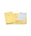 Subcarpeta cartulina esselte 3 solapas din a4 color amarillo 275 gr